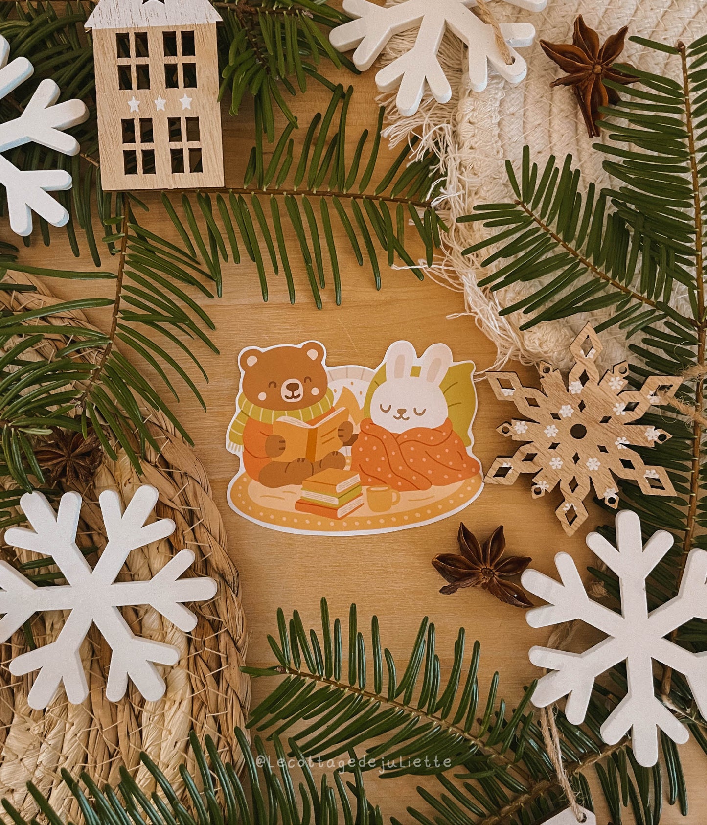 Sticker "Une soirée hivernale"