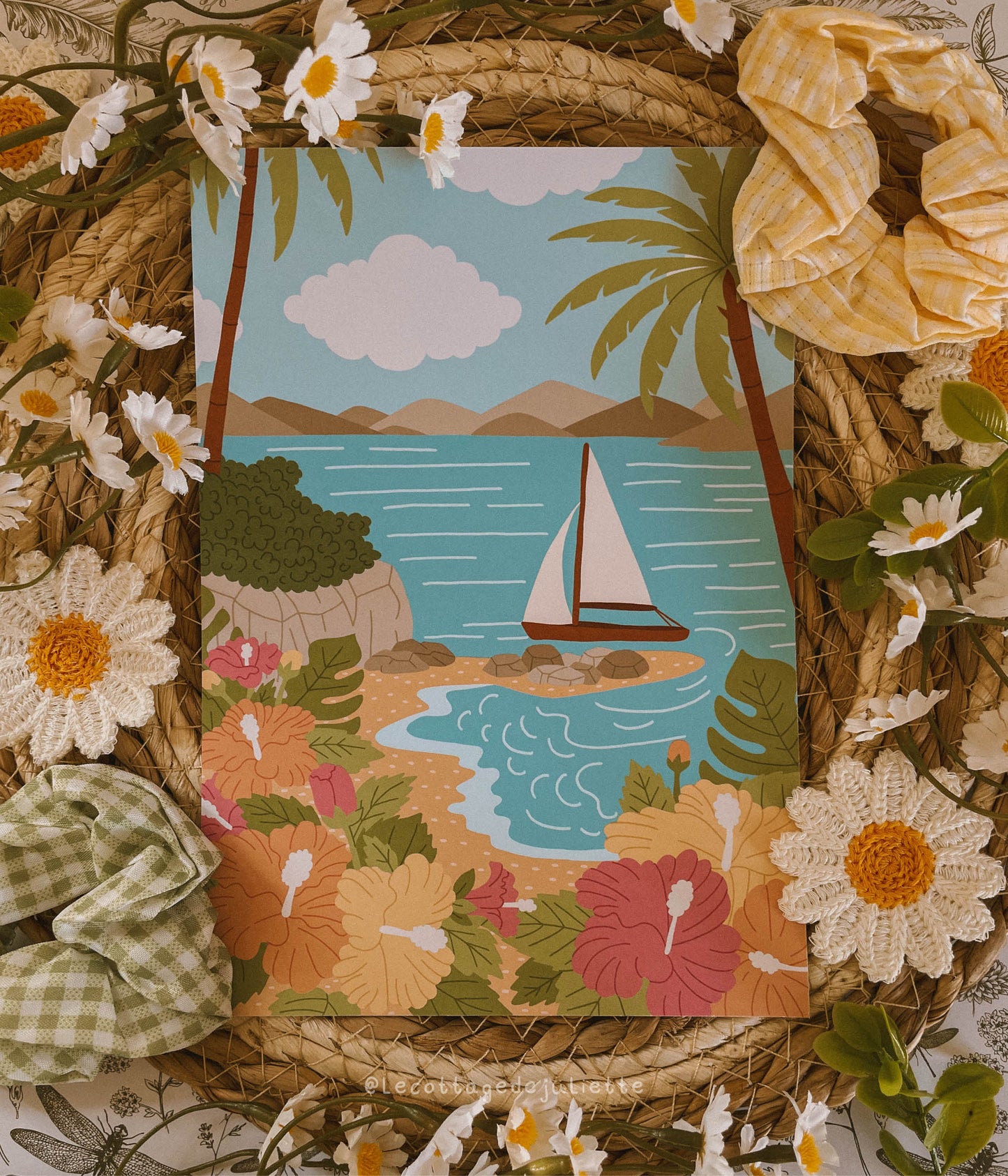 Illustration "Un été sous les tropique"