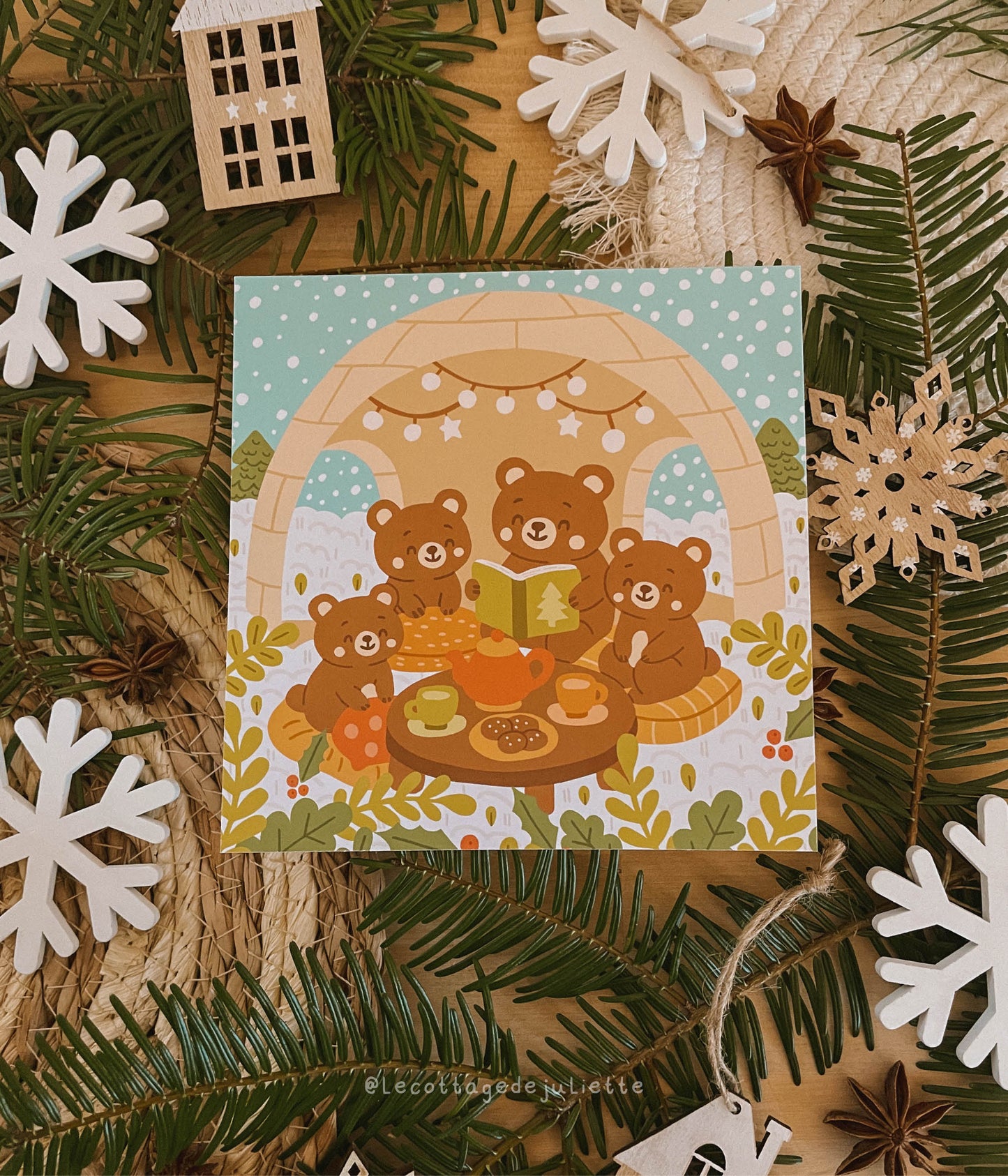Illustration "Un hiver dans l'igloo"