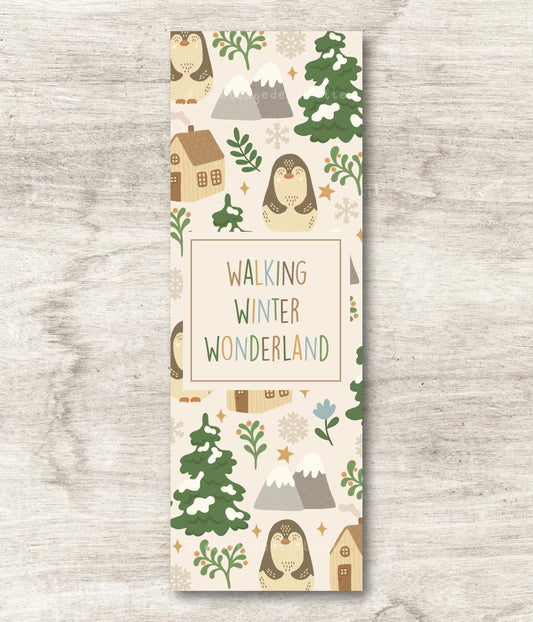 Marque-page "Walking Winter Wonderland"