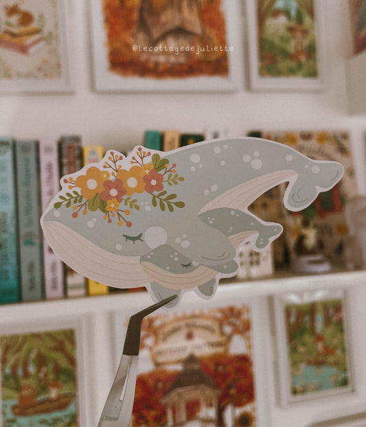 Sticker "Whale blooms"