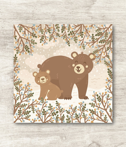 Illustration "Winter Bears"