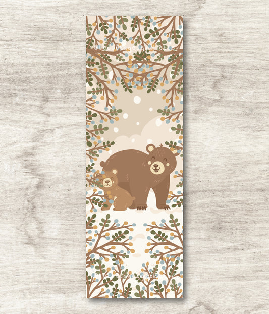 Marque-page "Winter Bears"