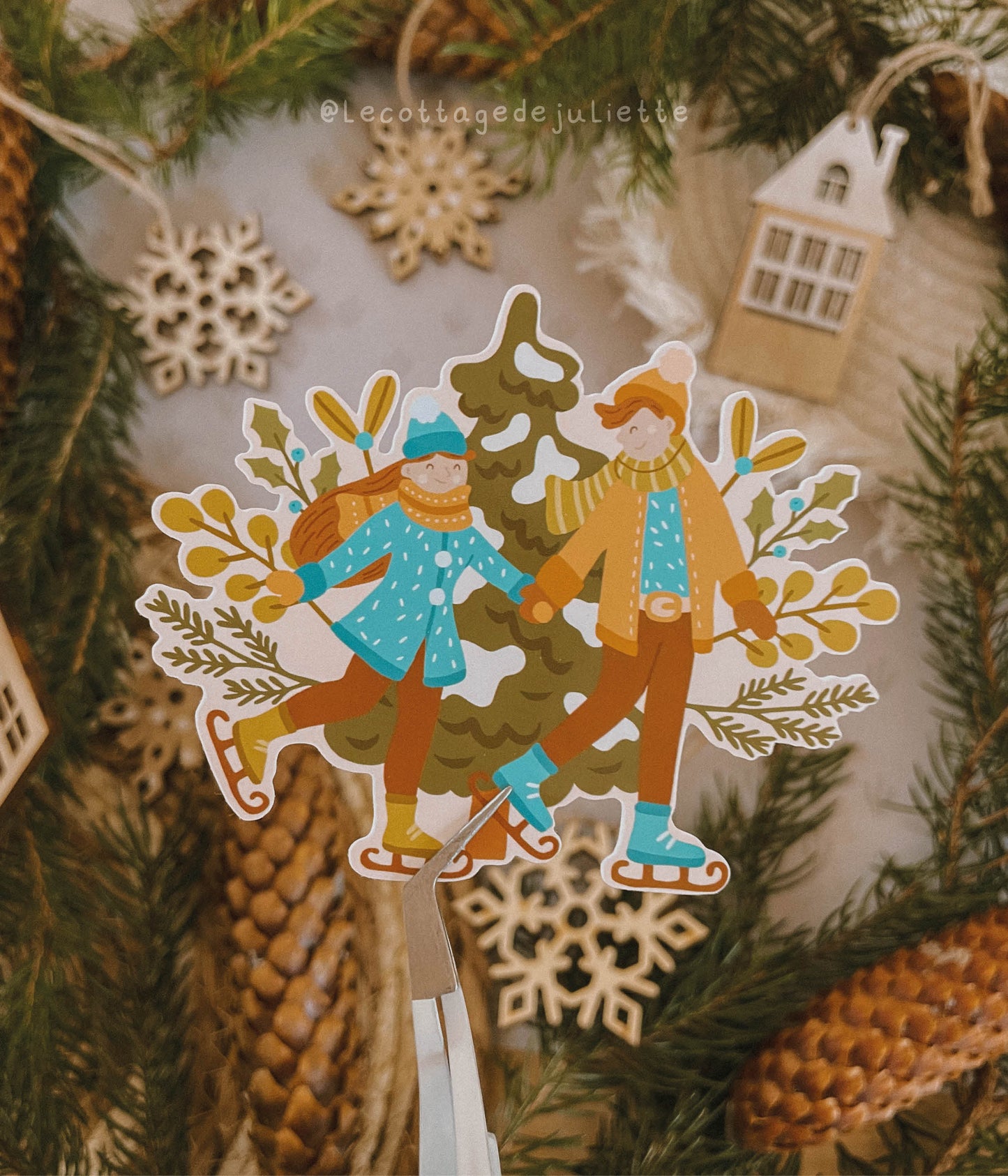 Sticker "Winter lovers"
