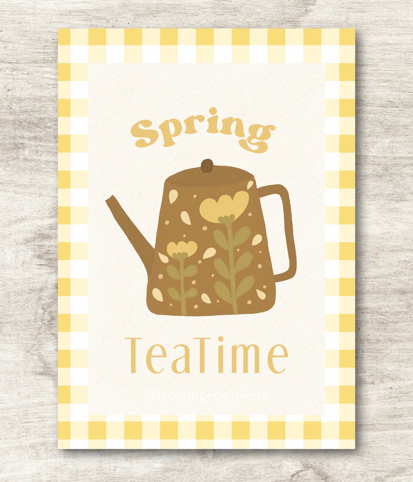 Illustration "Spring Teatime"