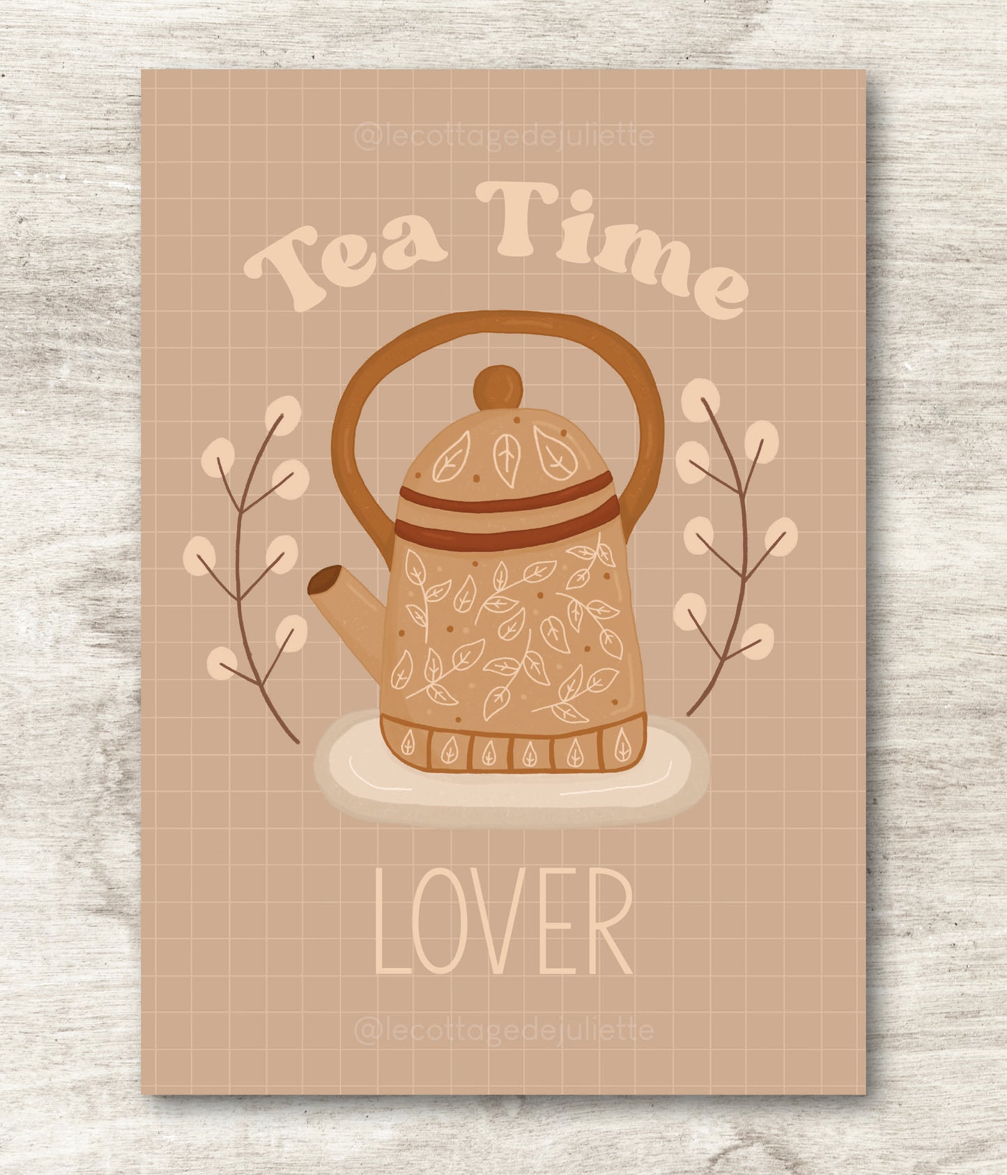 Illustration "Tea Time Lover"